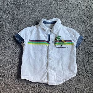 Toddler 12M Penguin button down shirt